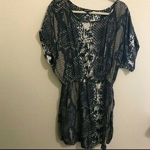 Express Snakeskin Print Dress size L